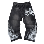 (Black) Black Heart Denim