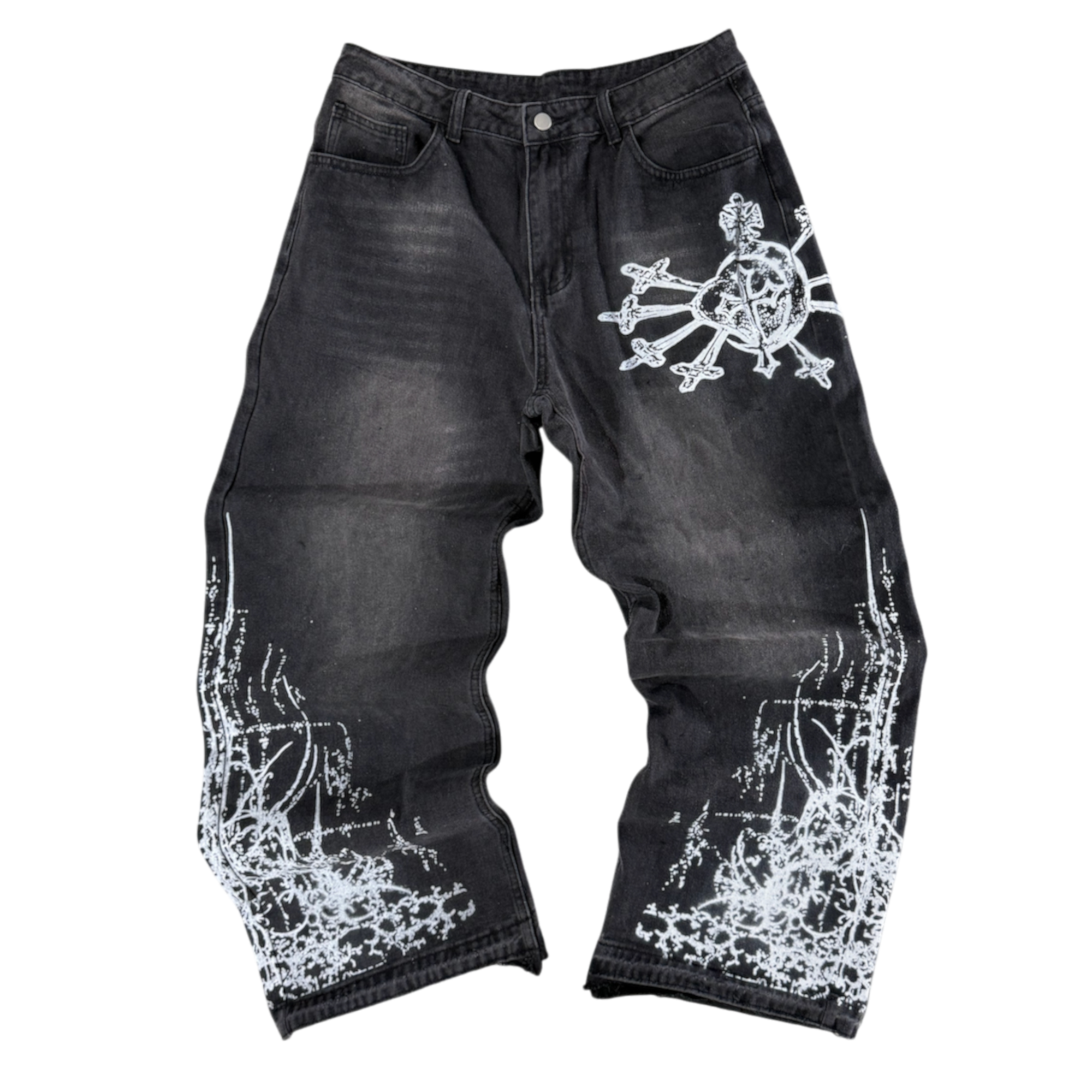 (Black) Black Heart Denim
