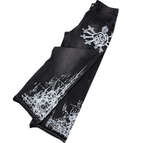 (Black) Black Heart Denim